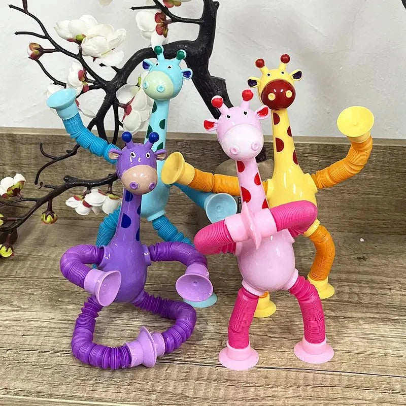 Telescopic Giraffe with Suction Cup for kids