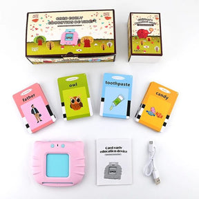 Audible Flash Cards Baby Reading Machine For Kids Early Learning English | Montessori Toddlers Gifts(random Color ) ₨1,338