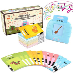 Audible Flash Cards Baby Reading Machine For Kids Early Learning English | Montessori Toddlers Gifts(random Color ) ₨1,338