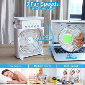 AIR COOLER FAN WITH EMBOSE BUTTON USB ELECTRIC